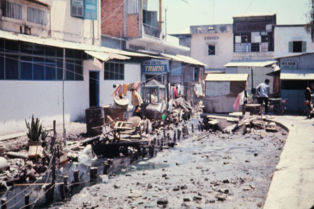 Town With Walkway And Garbage--Town Photo 10